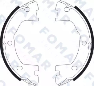 FOMAR FRICTION fo9063 -  Комплект тормозных колодок, стояночная тормозная система